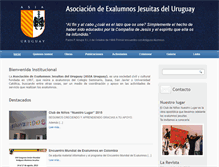 Tablet Screenshot of exalumnosjesuitas.org.uy